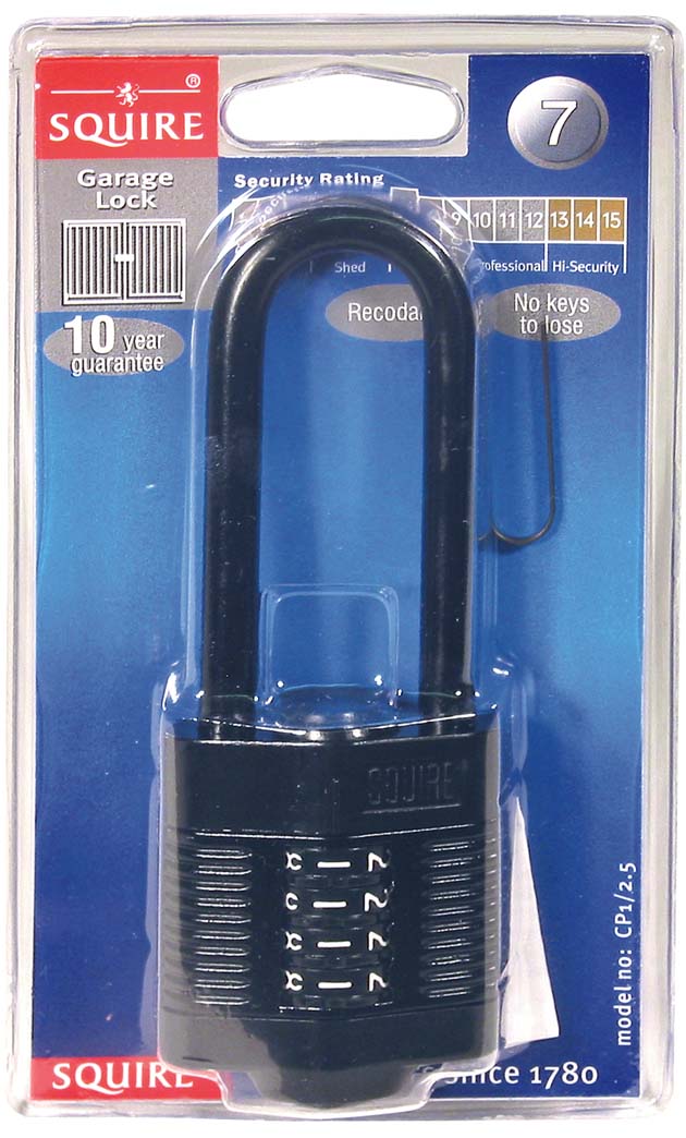 Mystic Comb lock 2 1/2 shackle (CP50/2.5)