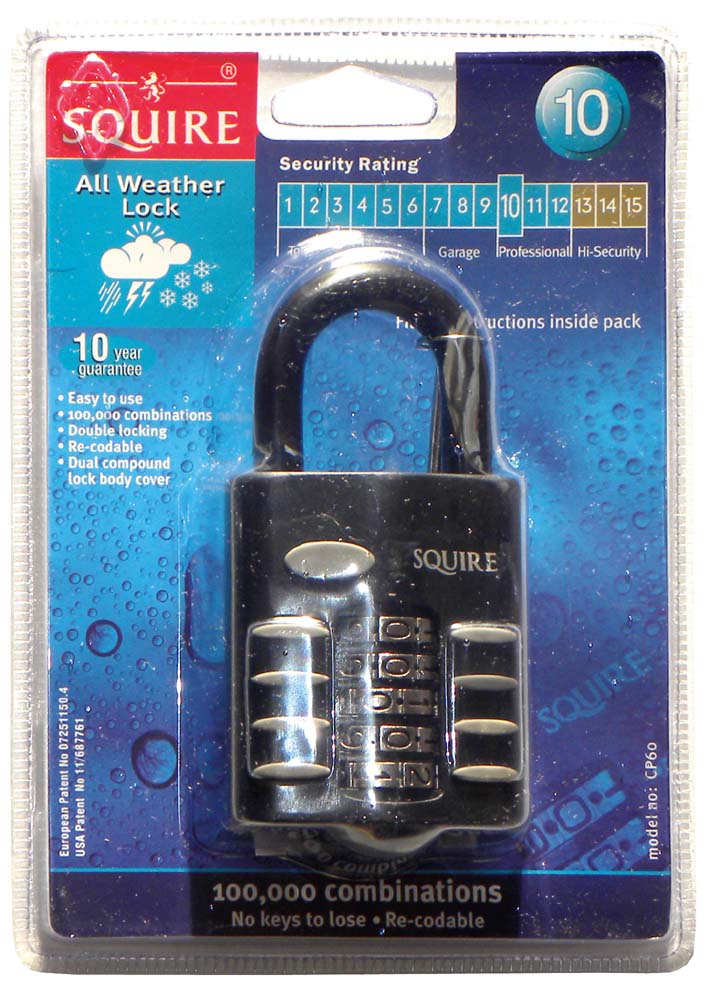 All Weather Comb Padlock (CP60)