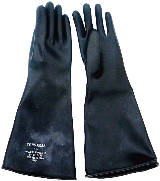 Black Gauntlets Size 10 40cm