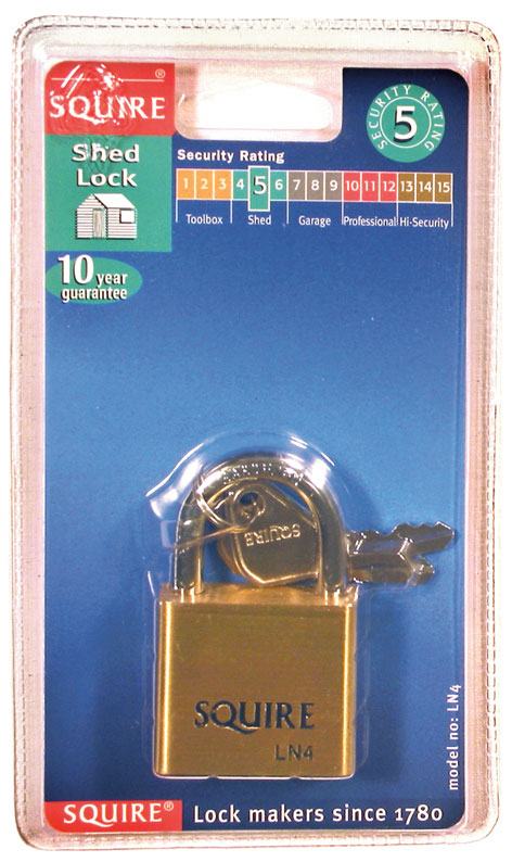 LN4 40mm Solid Brass Padlock