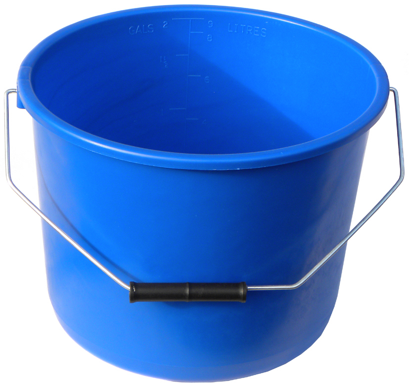 LOWER PRICE 2 gall Blue Dumpy Bucket