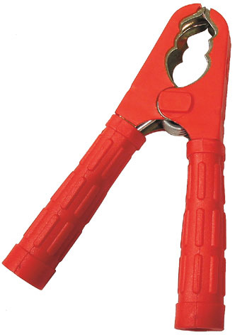 Insulated Battery Clip Rating 180 Amps Red Handles