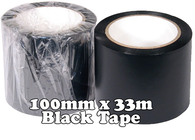 100mm x 33M Black Silage Tape