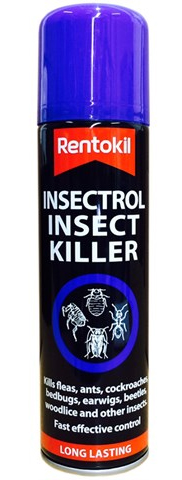 Rentokill Insectrol Spray  for Fleas 250ml pk of 6