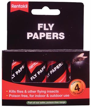 Rentokill Fly Papers (12 x 4)