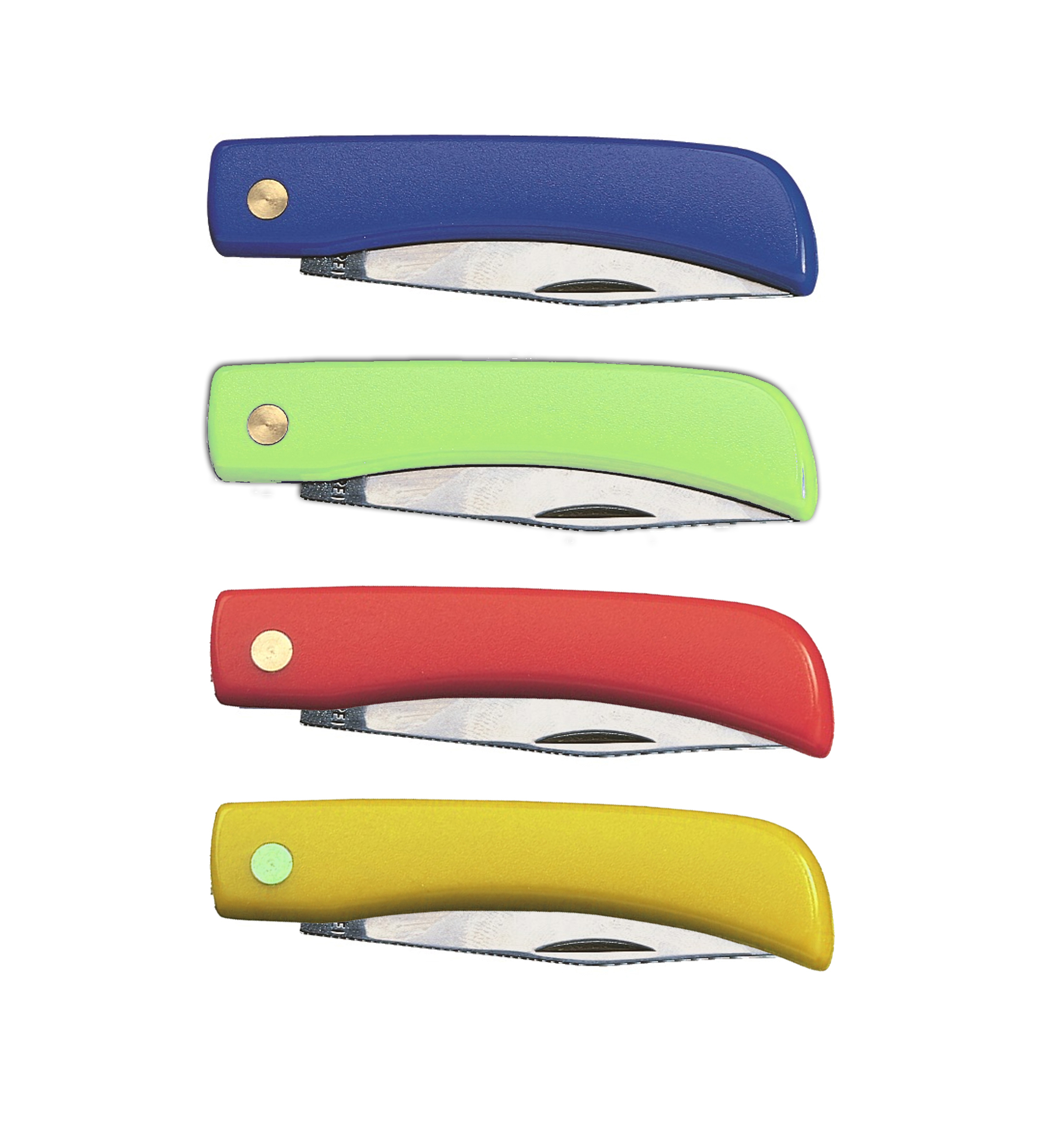 NEW PRICE Pocket Knives Assorted Colours (Box of 12)