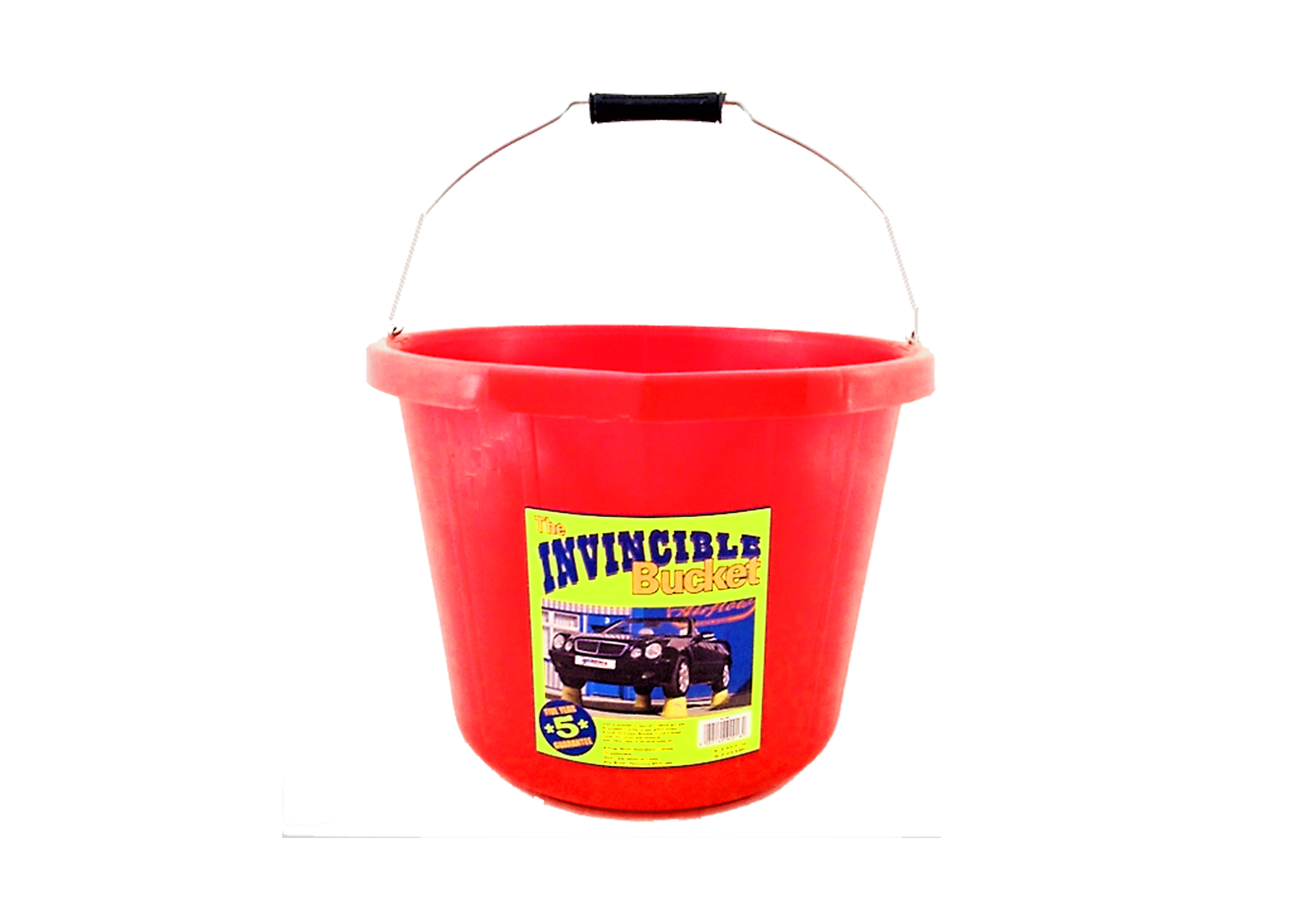 HD Invicible Bucket 15ltr RED