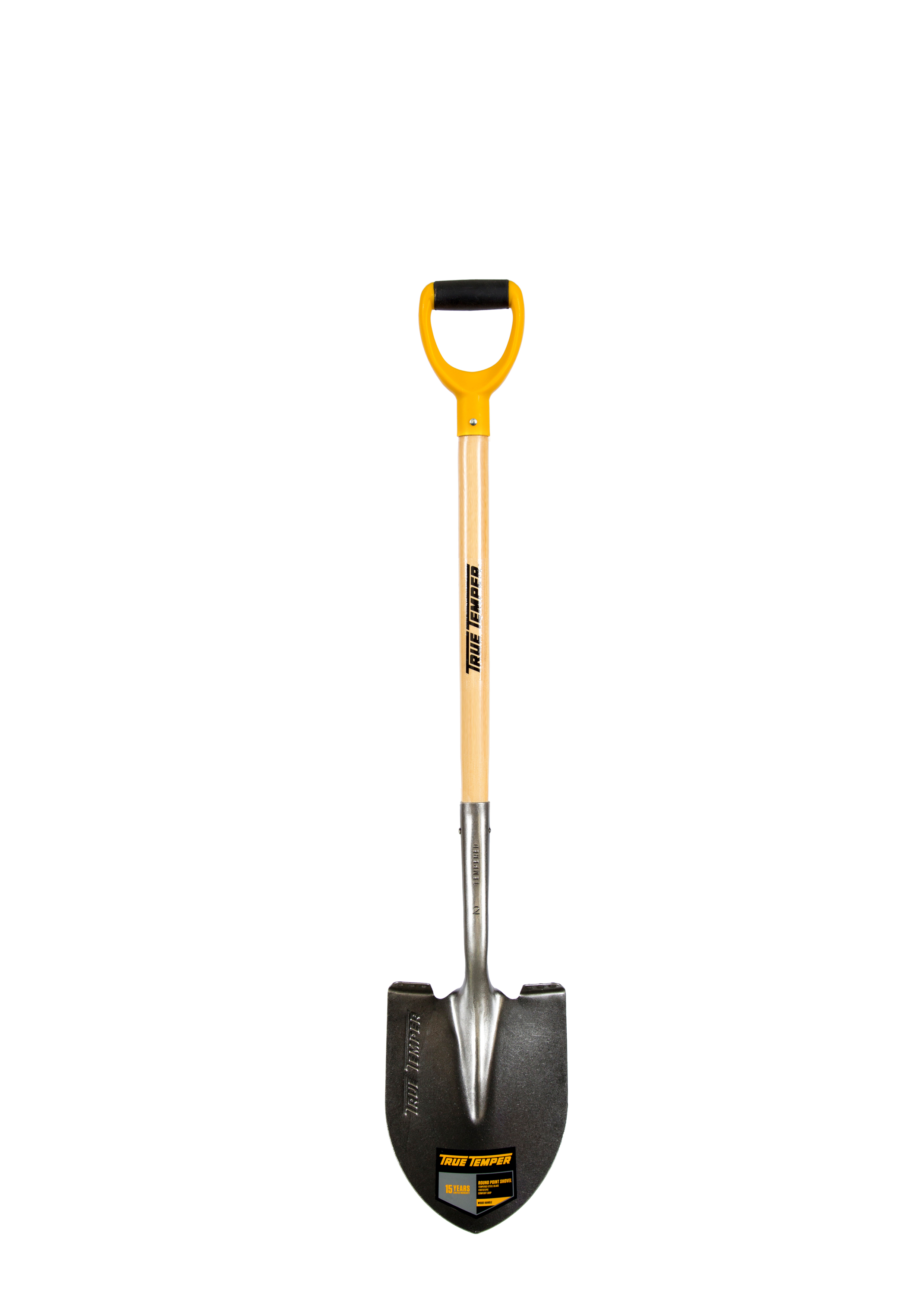 Round Pointed Shovel Wooden Handle D Grip