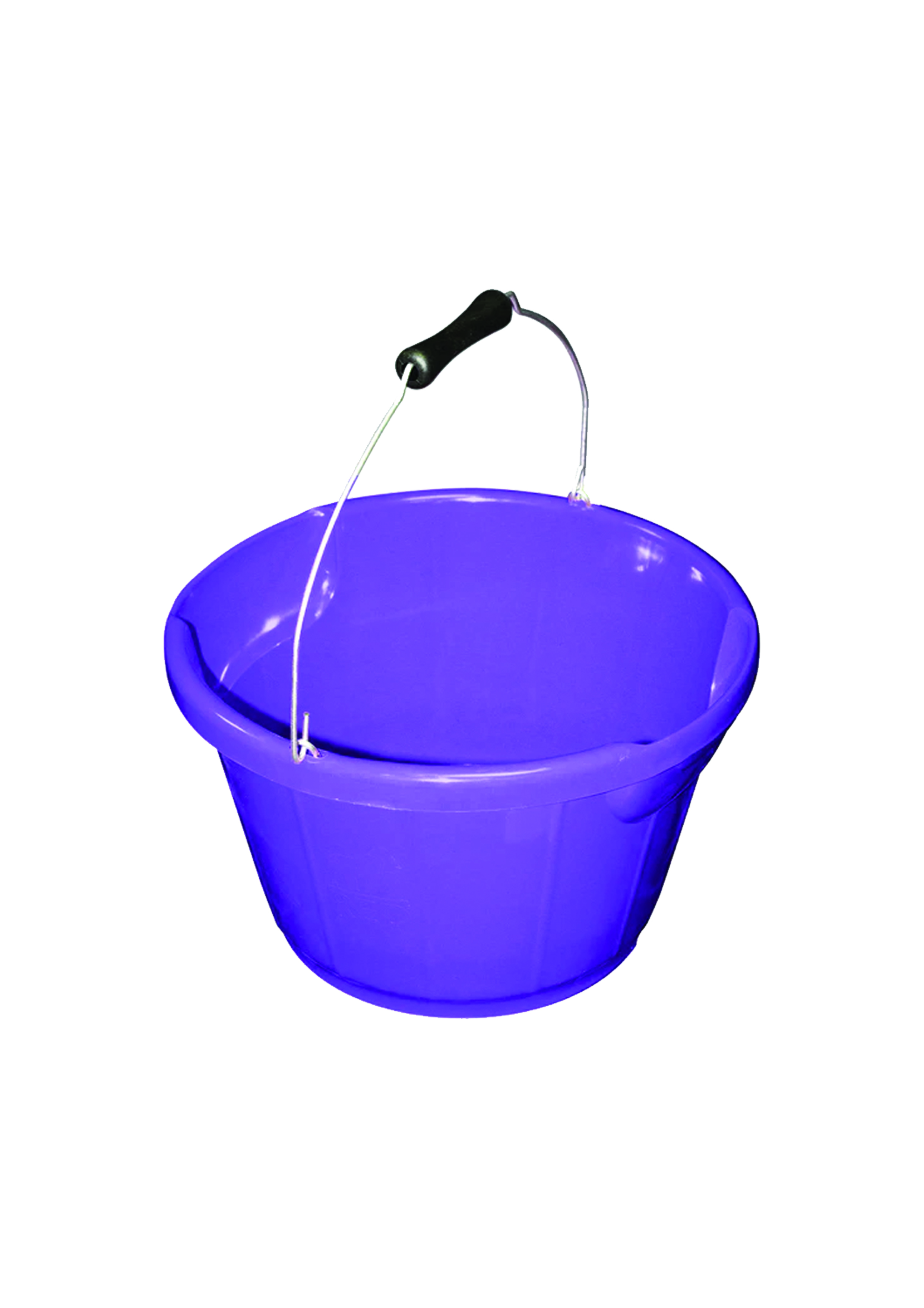 10ltr Shallow Plastic Bucket PURPLE