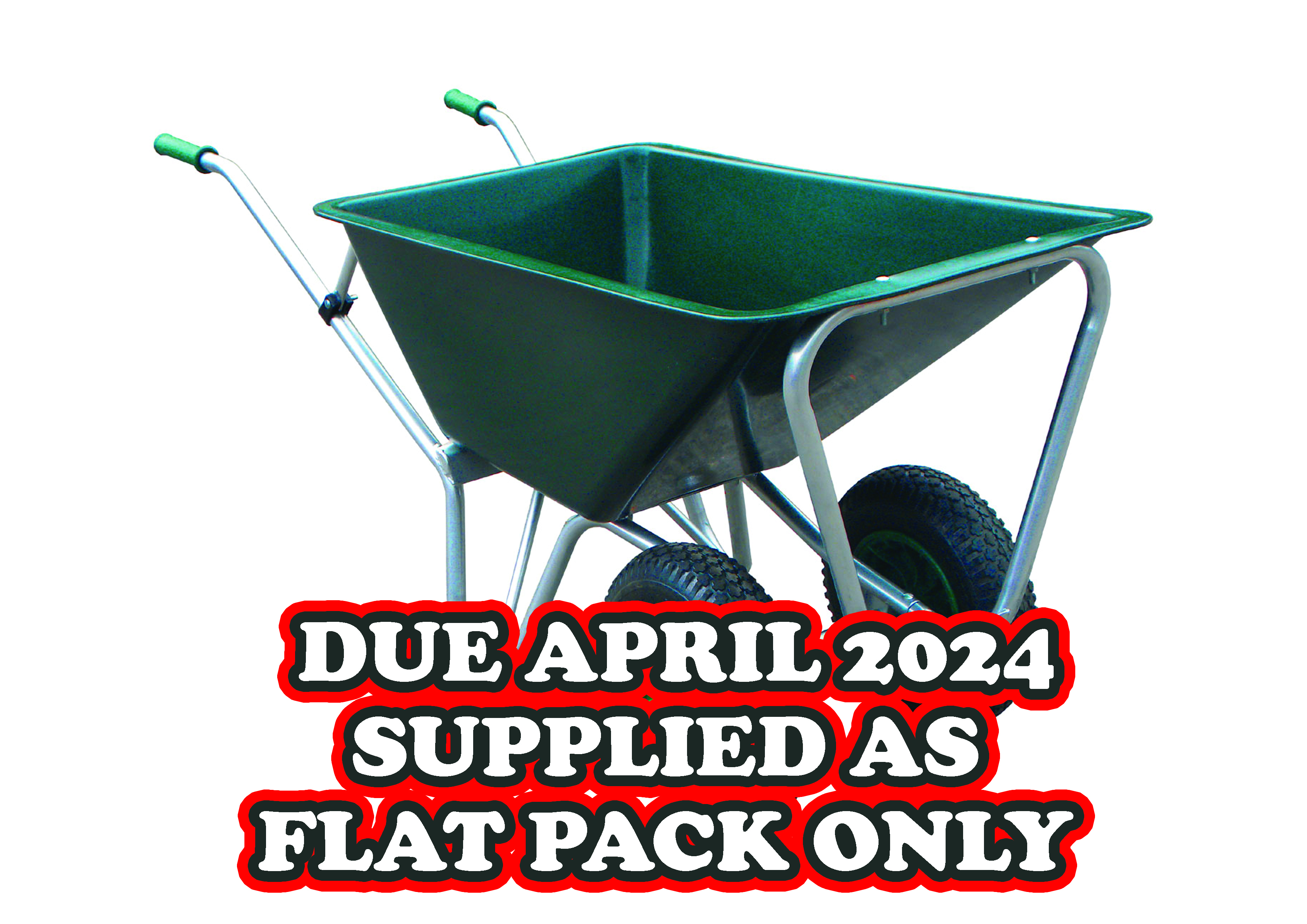 DUE APRIL 2024 Stable Mate Wheelbarrow Plated Steel Frame